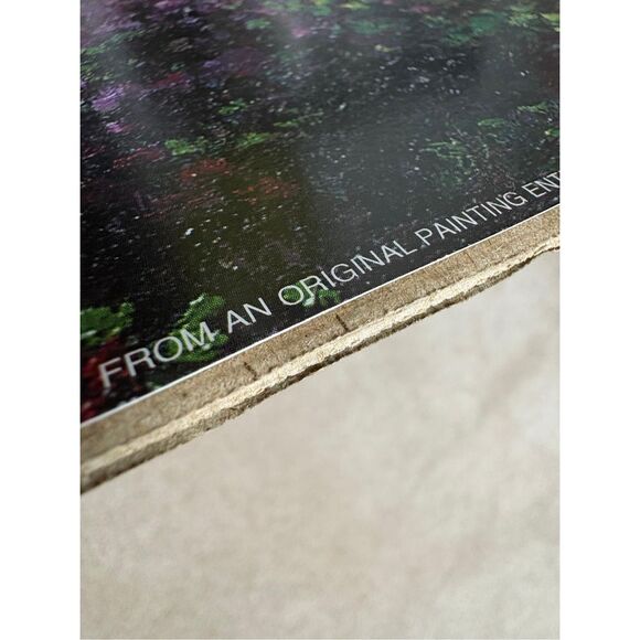 Vintage 1994 Woodland Walk Framed Lithograph Kevin & Wendy Schaefer Miles 24x36 - Picture 8 of 10